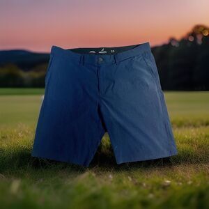 Atlantis Weather Gear Shorts Mens 40 Navy Stretch Performance Summer Vacation